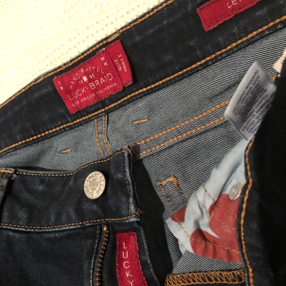 Lucky Brand Leyna Skinny Jeans dark wash - Picture 4 of 6